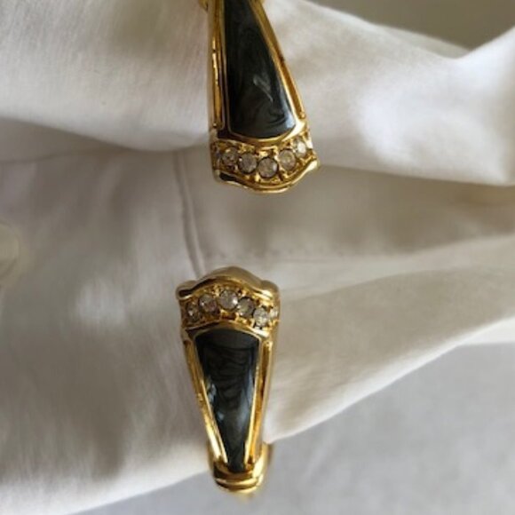 KENNETH JAY LANE for Avon Duchess Collection Panther Enamel Crystal Gold… - Picture 6 of 15